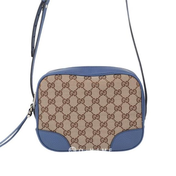 Gucci Canvas Supreme Camera Bag Caspian Blue NEW W DUST BAG - Picture 6 of 8